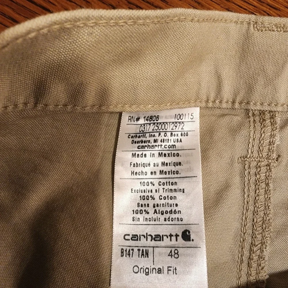 Carhartt Men's Shorts relaxed fit size 48 Classic Style Casual Versatile New